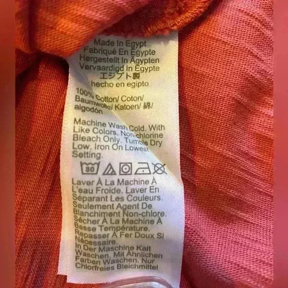 Mens J. Crew Dress Casual Shirt Pink /Salmon Button Down Cotton Large - Picture 9 of 11